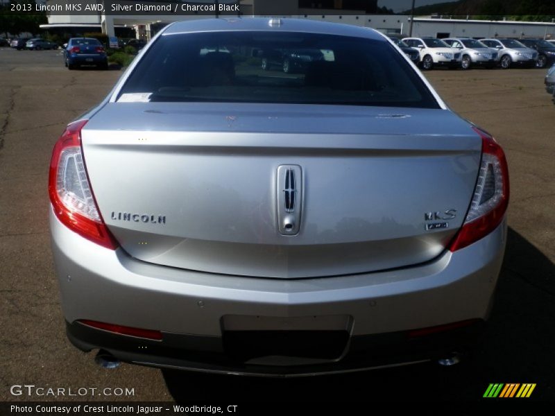 Silver Diamond / Charcoal Black 2013 Lincoln MKS AWD