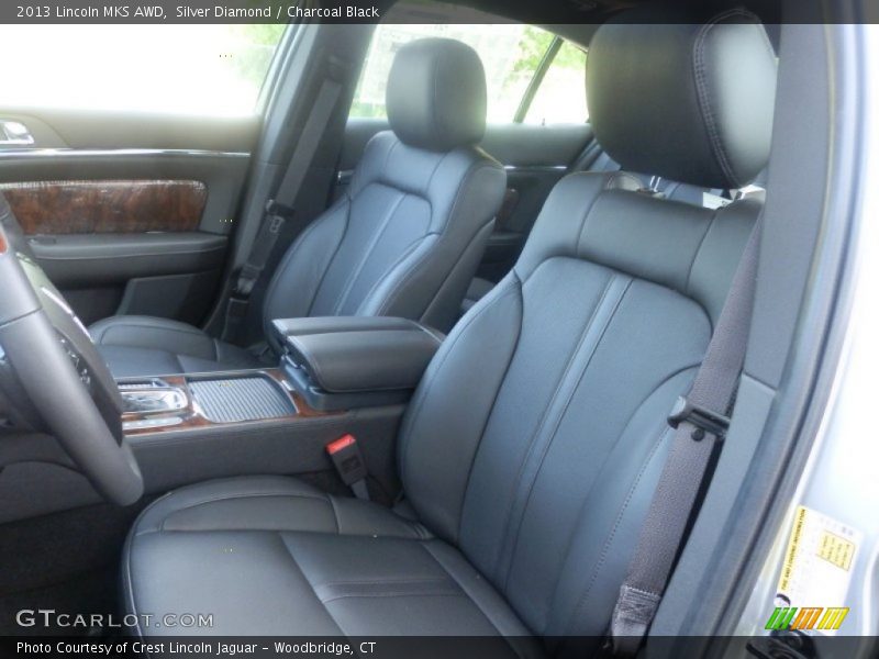 Silver Diamond / Charcoal Black 2013 Lincoln MKS AWD