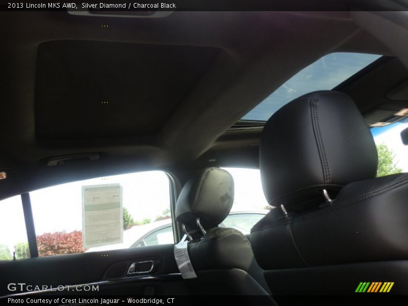 Silver Diamond / Charcoal Black 2013 Lincoln MKS AWD