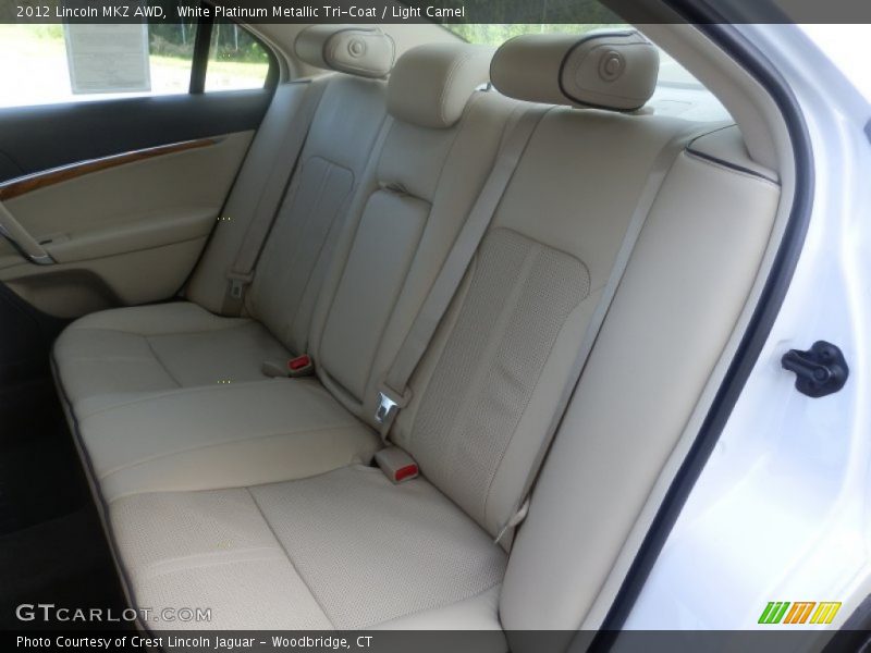 White Platinum Metallic Tri-Coat / Light Camel 2012 Lincoln MKZ AWD