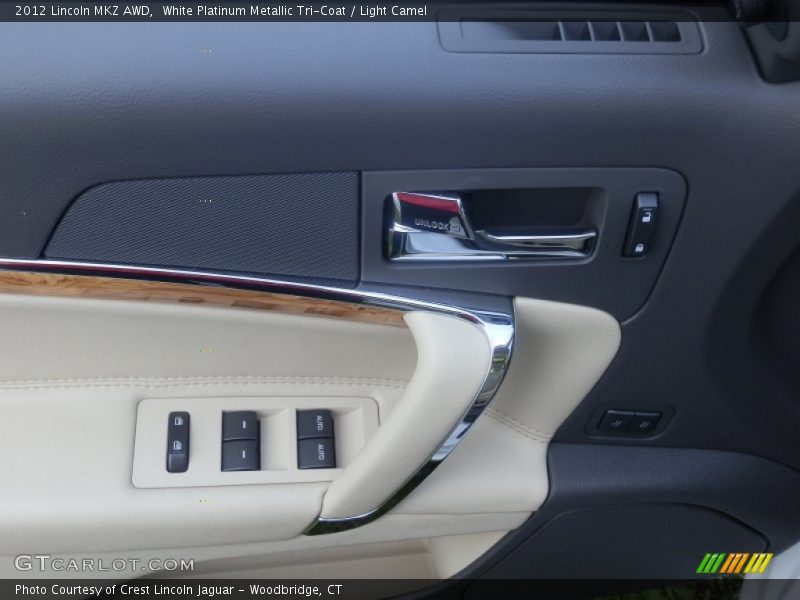 White Platinum Metallic Tri-Coat / Light Camel 2012 Lincoln MKZ AWD