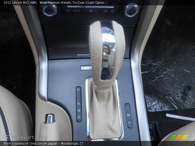 White Platinum Metallic Tri-Coat / Light Camel 2012 Lincoln MKZ AWD