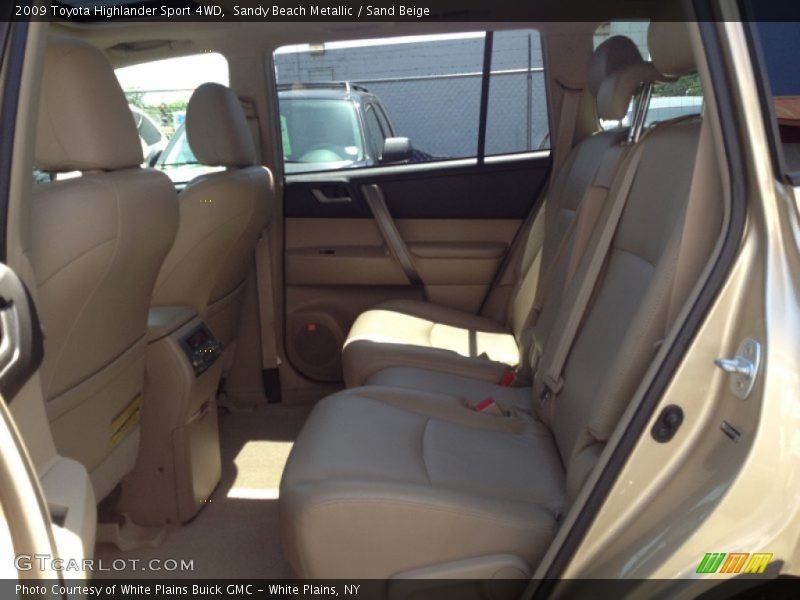 Sandy Beach Metallic / Sand Beige 2009 Toyota Highlander Sport 4WD