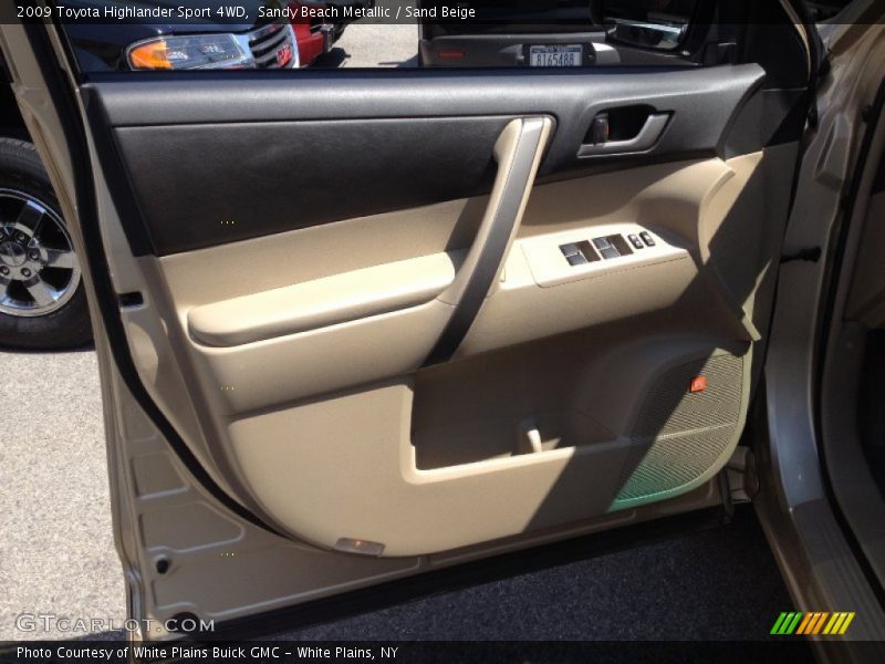 Sandy Beach Metallic / Sand Beige 2009 Toyota Highlander Sport 4WD