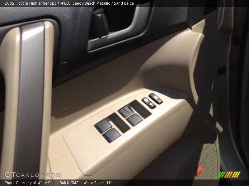 Sandy Beach Metallic / Sand Beige 2009 Toyota Highlander Sport 4WD