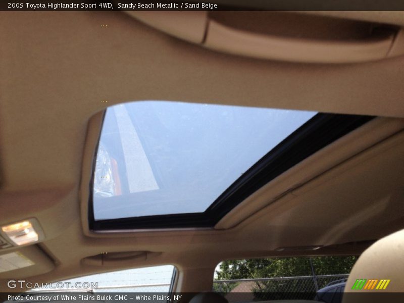 Sandy Beach Metallic / Sand Beige 2009 Toyota Highlander Sport 4WD