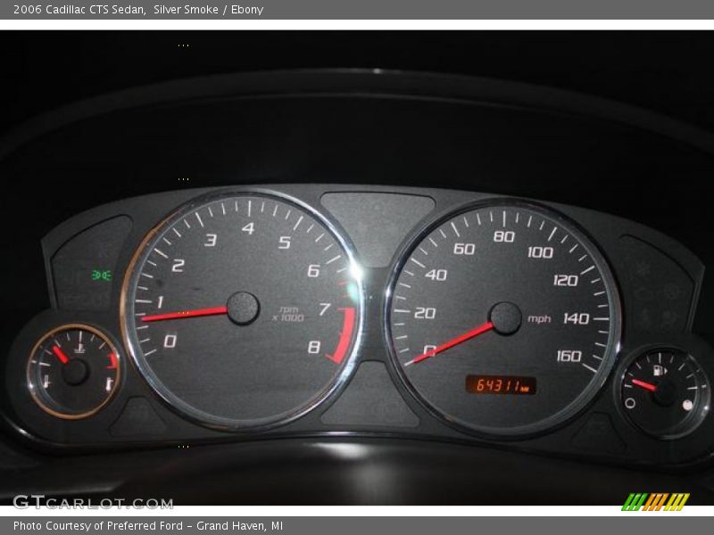 Silver Smoke / Ebony 2006 Cadillac CTS Sedan