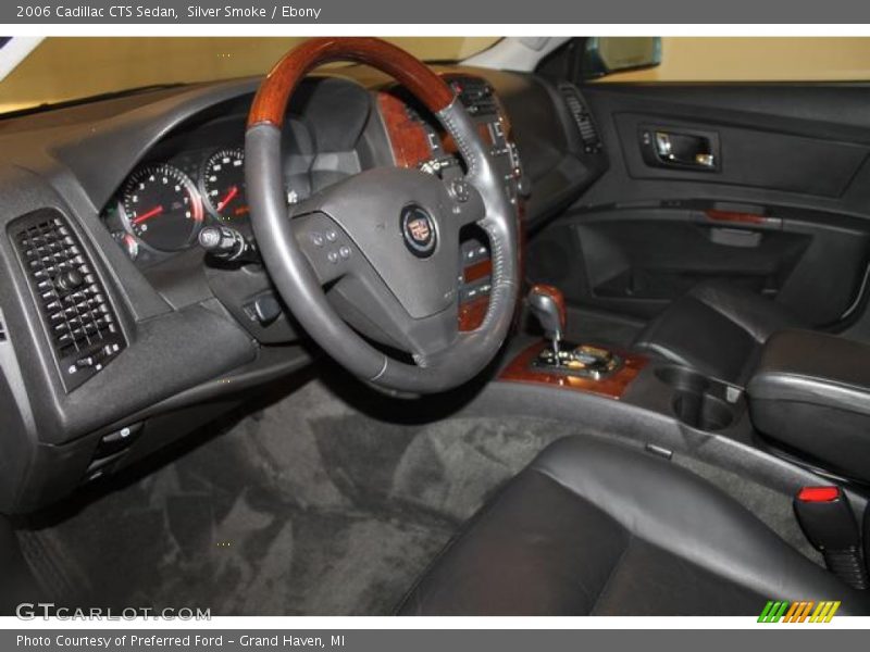 Silver Smoke / Ebony 2006 Cadillac CTS Sedan