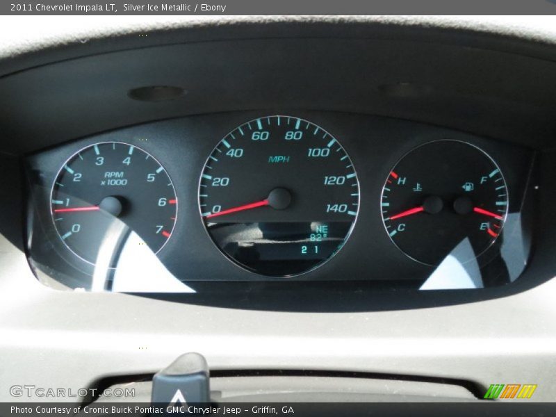 Silver Ice Metallic / Ebony 2011 Chevrolet Impala LT