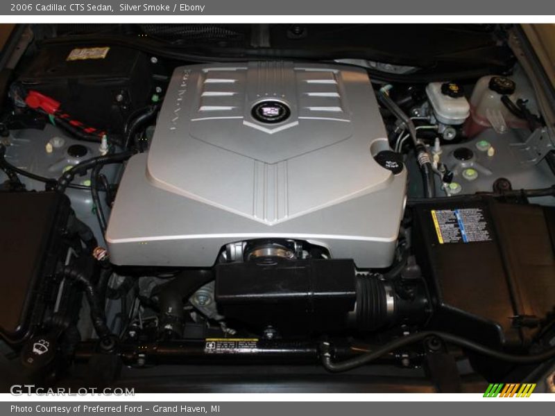 Silver Smoke / Ebony 2006 Cadillac CTS Sedan