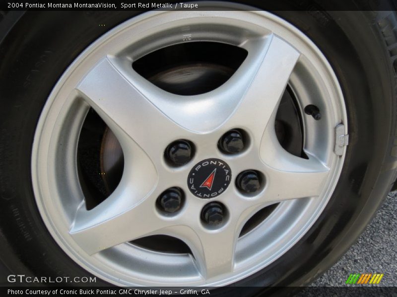 Sport Red Metallic / Taupe 2004 Pontiac Montana MontanaVision