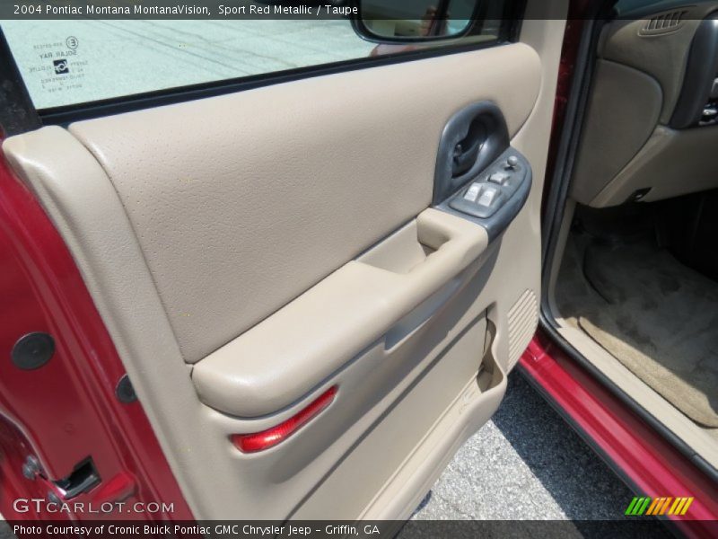 Sport Red Metallic / Taupe 2004 Pontiac Montana MontanaVision