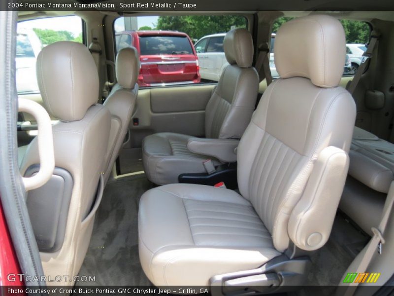 Sport Red Metallic / Taupe 2004 Pontiac Montana MontanaVision