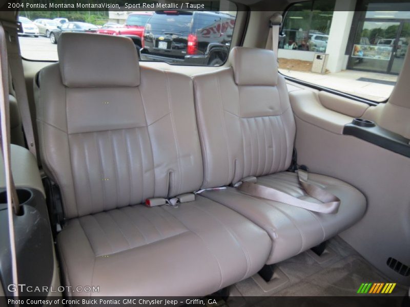 Sport Red Metallic / Taupe 2004 Pontiac Montana MontanaVision