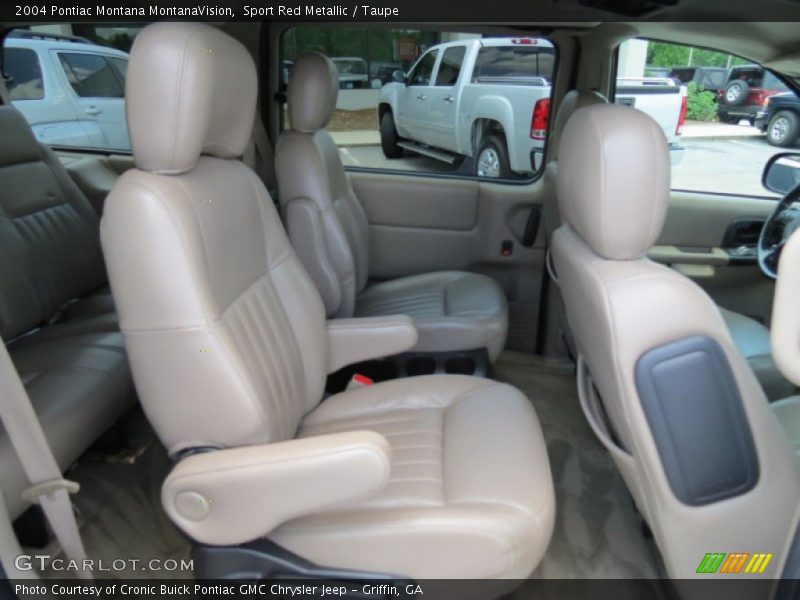 Sport Red Metallic / Taupe 2004 Pontiac Montana MontanaVision
