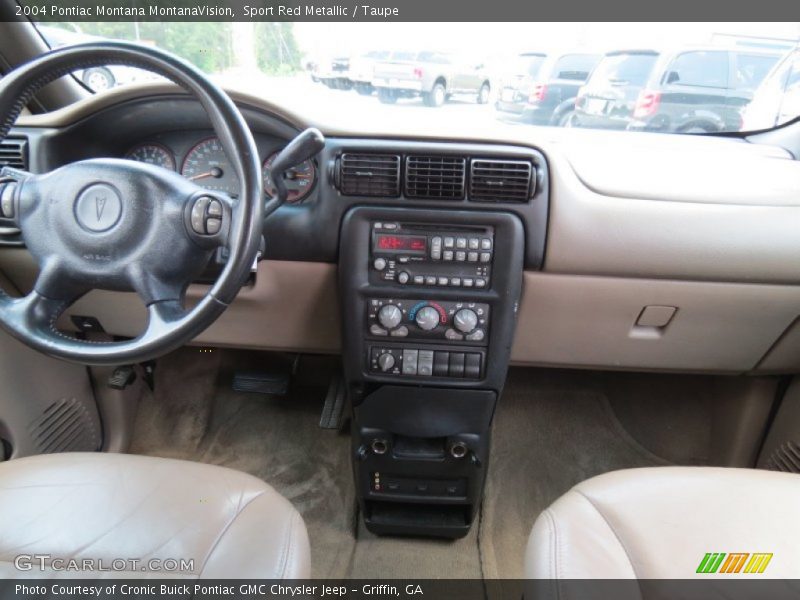 Sport Red Metallic / Taupe 2004 Pontiac Montana MontanaVision
