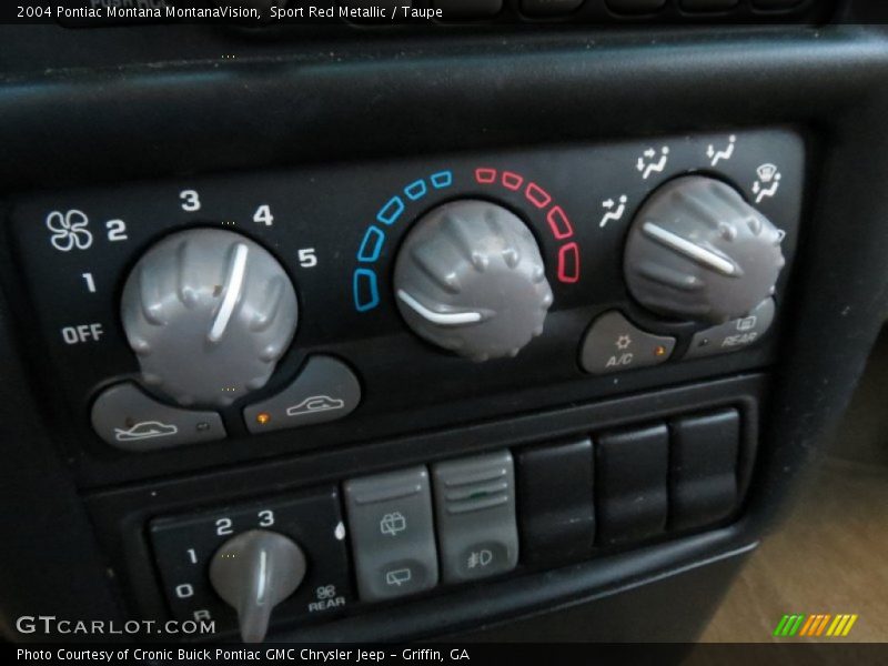 Sport Red Metallic / Taupe 2004 Pontiac Montana MontanaVision