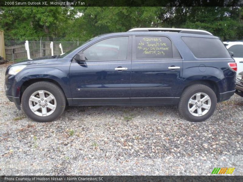 Midnight Blue / Tan 2008 Saturn Outlook XE
