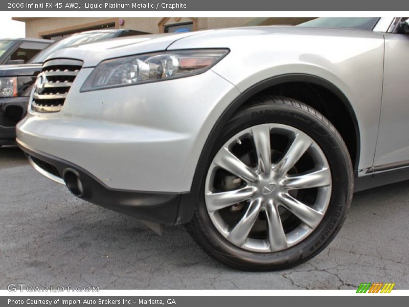 Liquid Platinum Metallic / Graphite 2006 Infiniti FX 45 AWD
