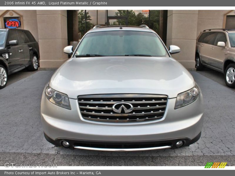 Liquid Platinum Metallic / Graphite 2006 Infiniti FX 45 AWD