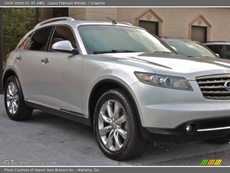 Liquid Platinum Metallic / Graphite 2006 Infiniti FX 45 AWD