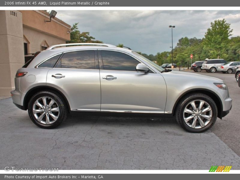 Liquid Platinum Metallic / Graphite 2006 Infiniti FX 45 AWD