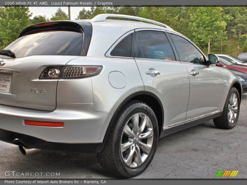 Liquid Platinum Metallic / Graphite 2006 Infiniti FX 45 AWD