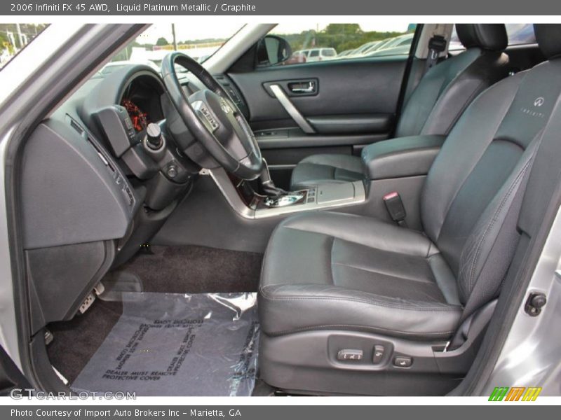 Liquid Platinum Metallic / Graphite 2006 Infiniti FX 45 AWD