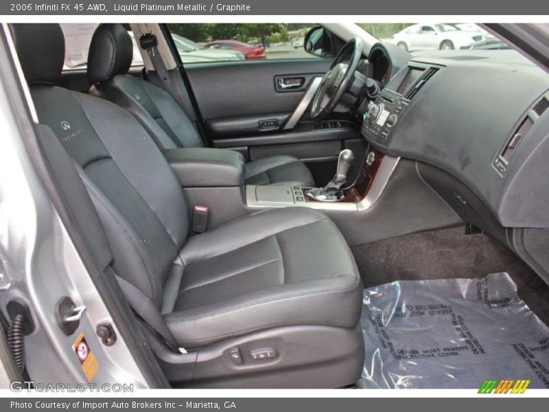 Liquid Platinum Metallic / Graphite 2006 Infiniti FX 45 AWD