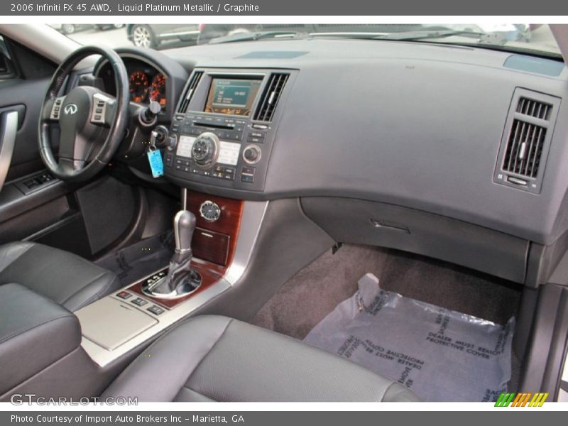 Liquid Platinum Metallic / Graphite 2006 Infiniti FX 45 AWD