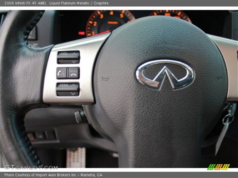 Liquid Platinum Metallic / Graphite 2006 Infiniti FX 45 AWD