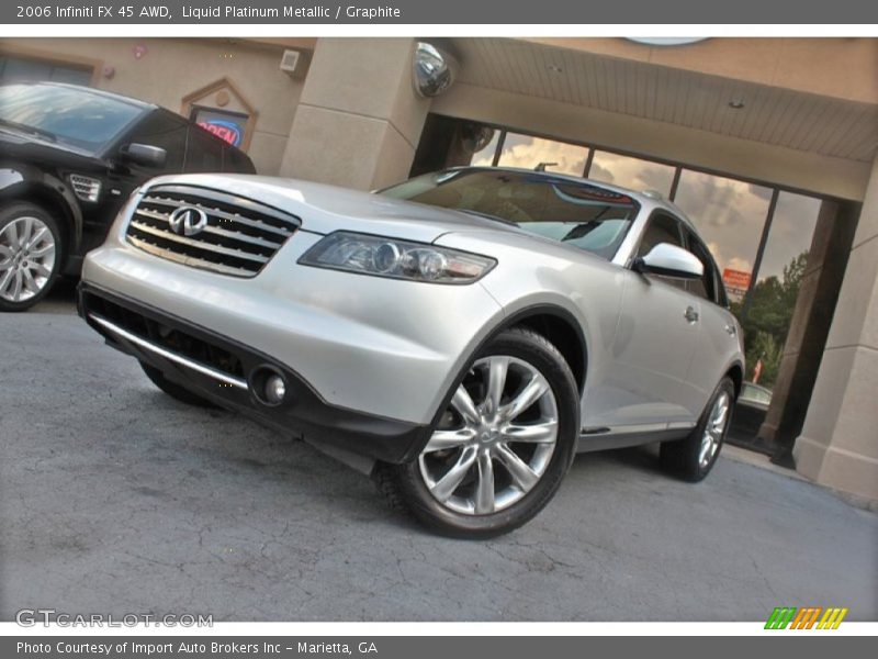 Liquid Platinum Metallic / Graphite 2006 Infiniti FX 45 AWD
