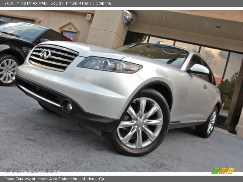 Liquid Platinum Metallic / Graphite 2006 Infiniti FX 45 AWD