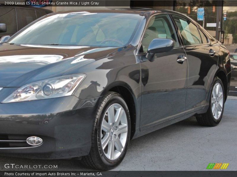 Smokey Granite Mica / Light Gray 2009 Lexus ES 350