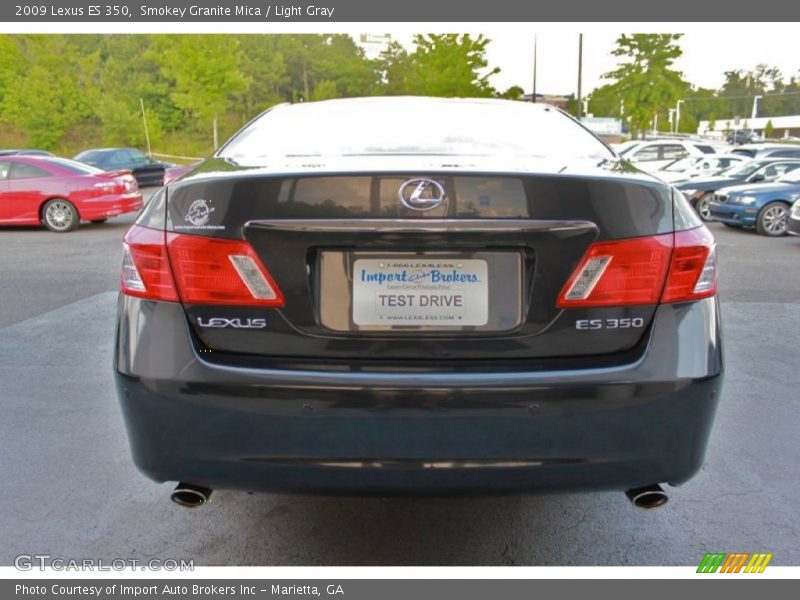 Smokey Granite Mica / Light Gray 2009 Lexus ES 350