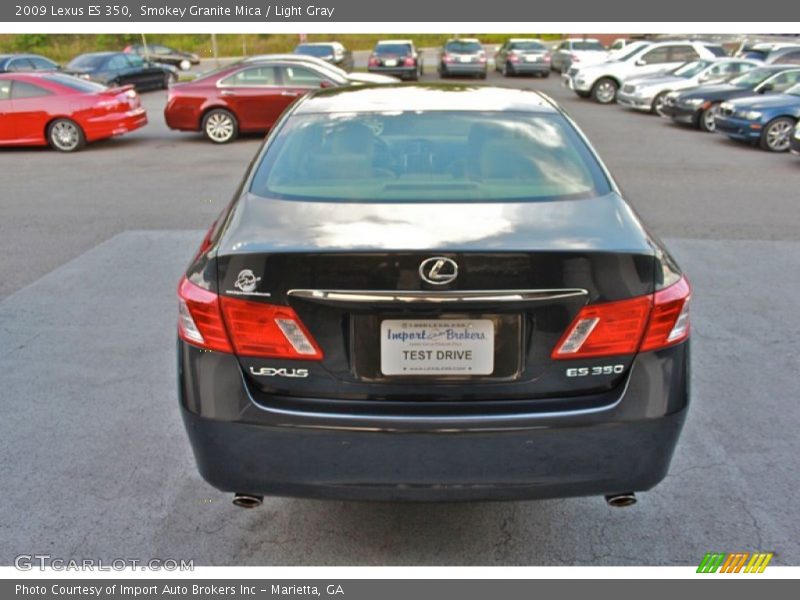 Smokey Granite Mica / Light Gray 2009 Lexus ES 350