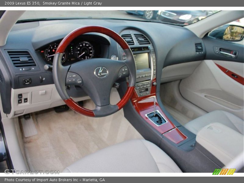 Smokey Granite Mica / Light Gray 2009 Lexus ES 350