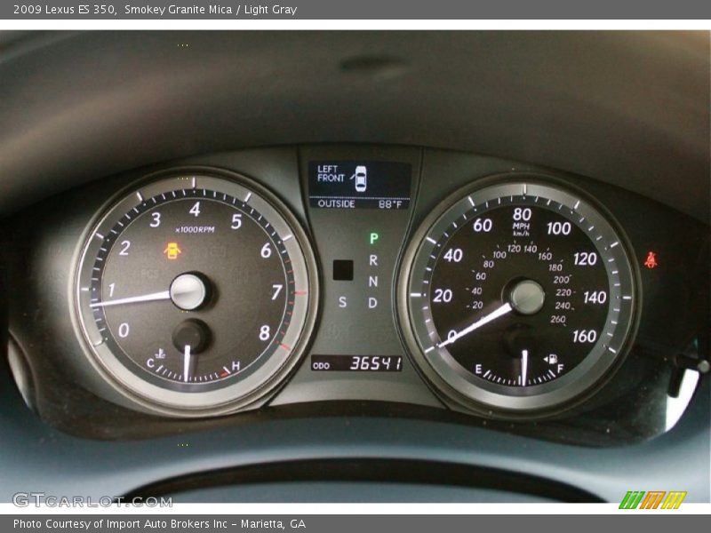 Smokey Granite Mica / Light Gray 2009 Lexus ES 350