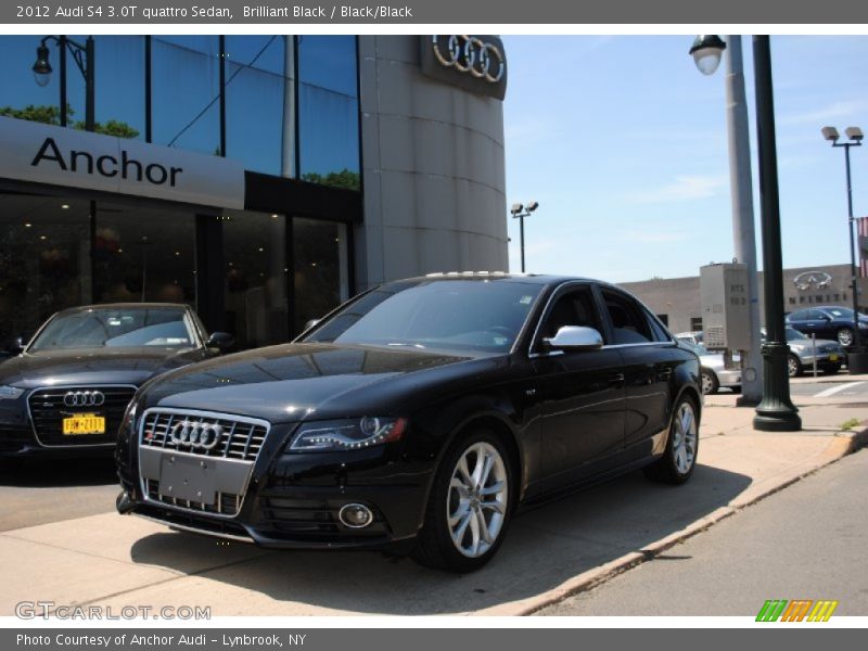 Brilliant Black / Black/Black 2012 Audi S4 3.0T quattro Sedan