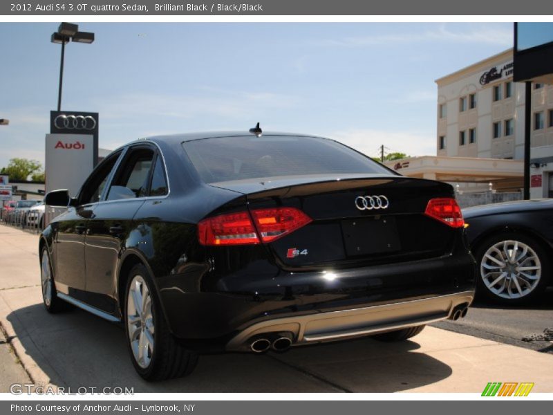 Brilliant Black / Black/Black 2012 Audi S4 3.0T quattro Sedan