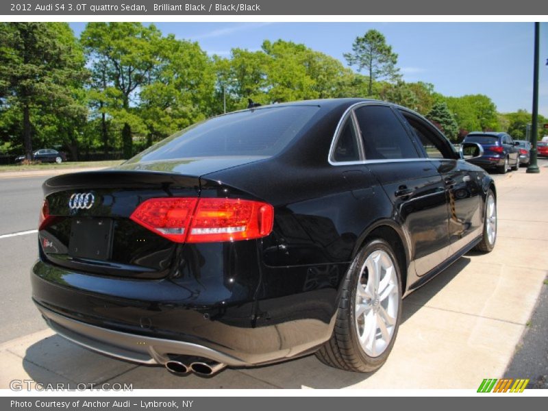 Brilliant Black / Black/Black 2012 Audi S4 3.0T quattro Sedan