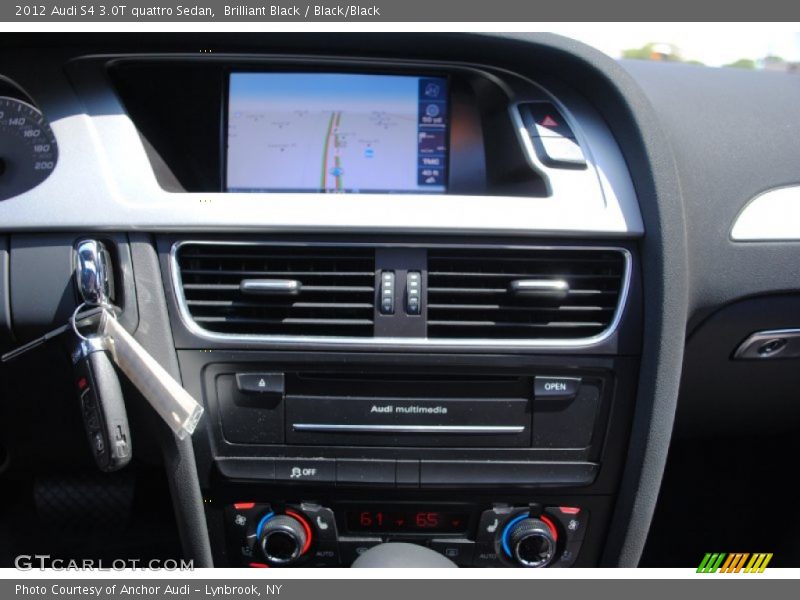 Brilliant Black / Black/Black 2012 Audi S4 3.0T quattro Sedan