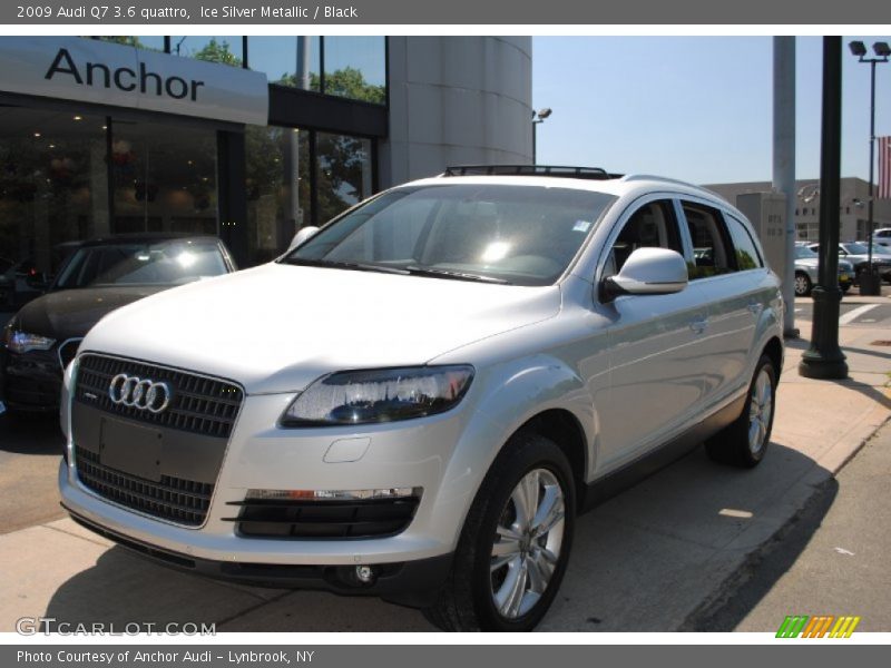 Ice Silver Metallic / Black 2009 Audi Q7 3.6 quattro