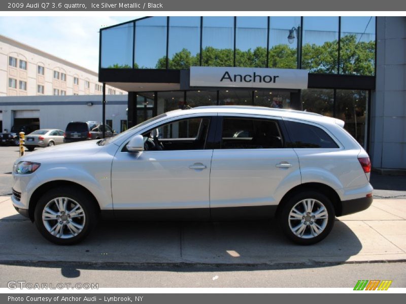 Ice Silver Metallic / Black 2009 Audi Q7 3.6 quattro