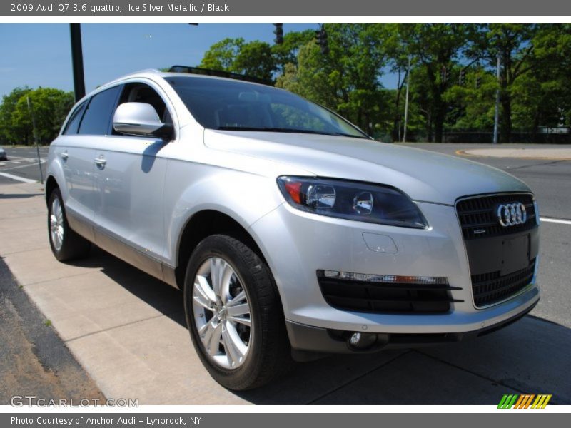 Ice Silver Metallic / Black 2009 Audi Q7 3.6 quattro