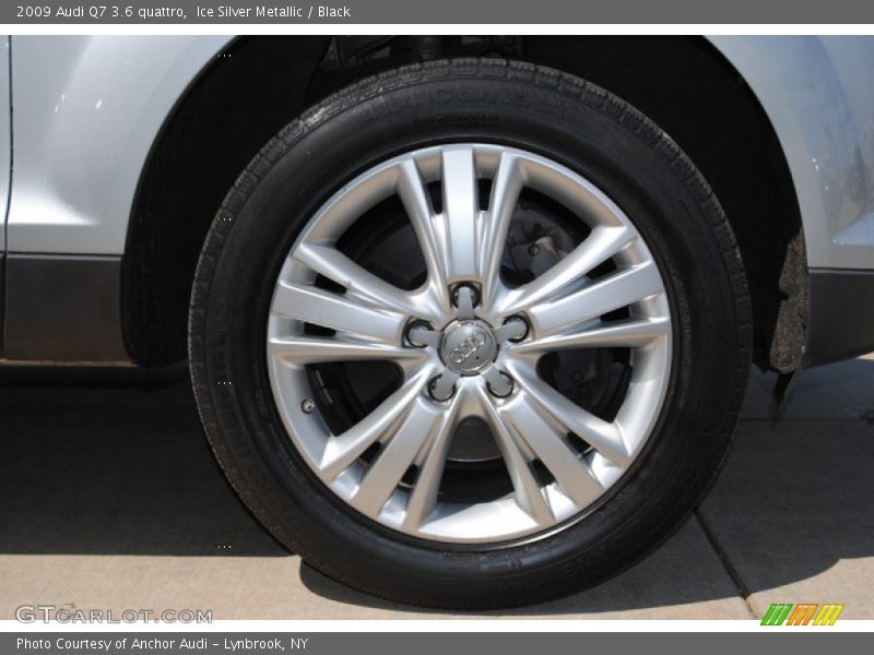 Ice Silver Metallic / Black 2009 Audi Q7 3.6 quattro