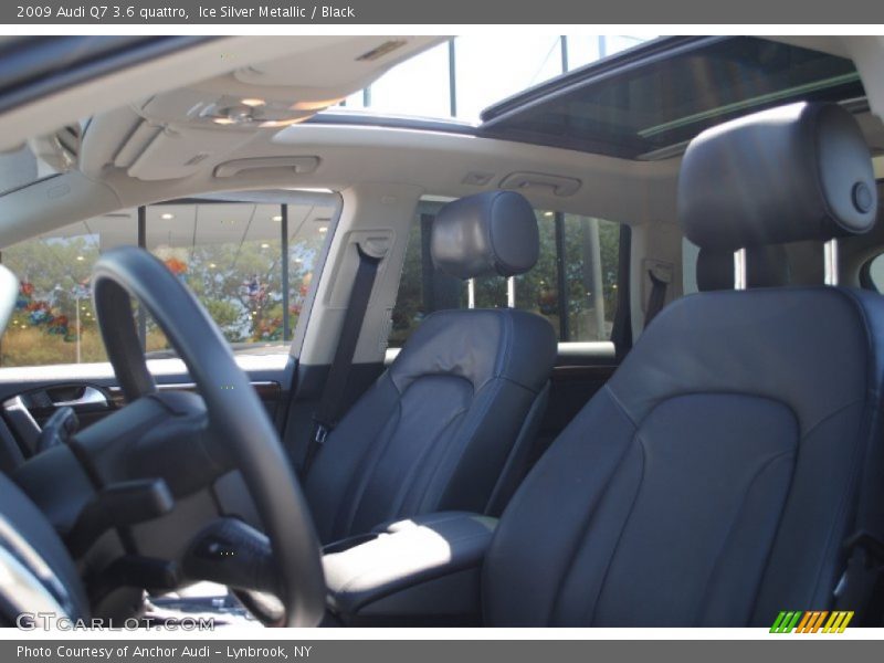 Ice Silver Metallic / Black 2009 Audi Q7 3.6 quattro