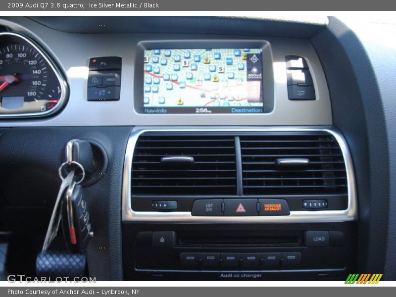 Ice Silver Metallic / Black 2009 Audi Q7 3.6 quattro