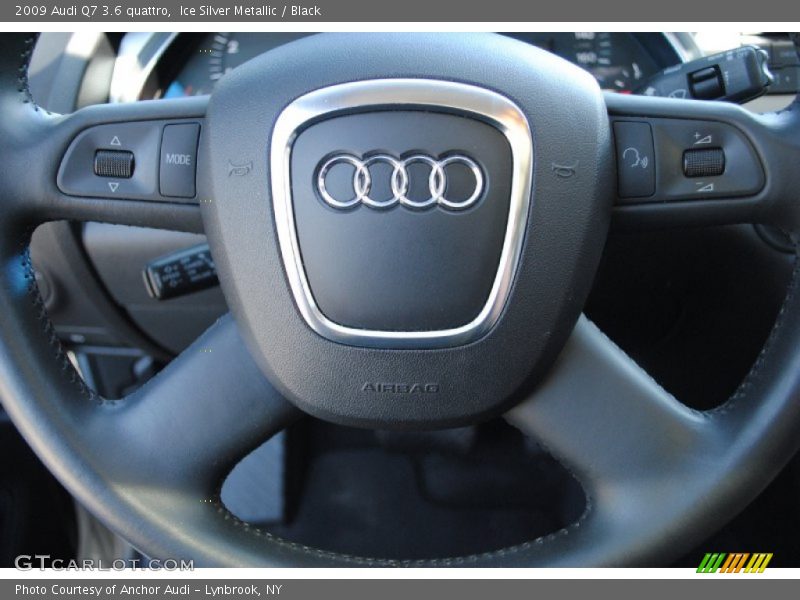 Ice Silver Metallic / Black 2009 Audi Q7 3.6 quattro
