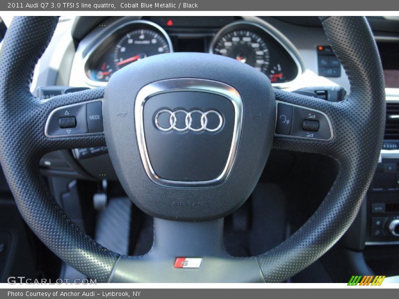Cobalt Blue Metallic / Black 2011 Audi Q7 3.0 TFSI S line quattro